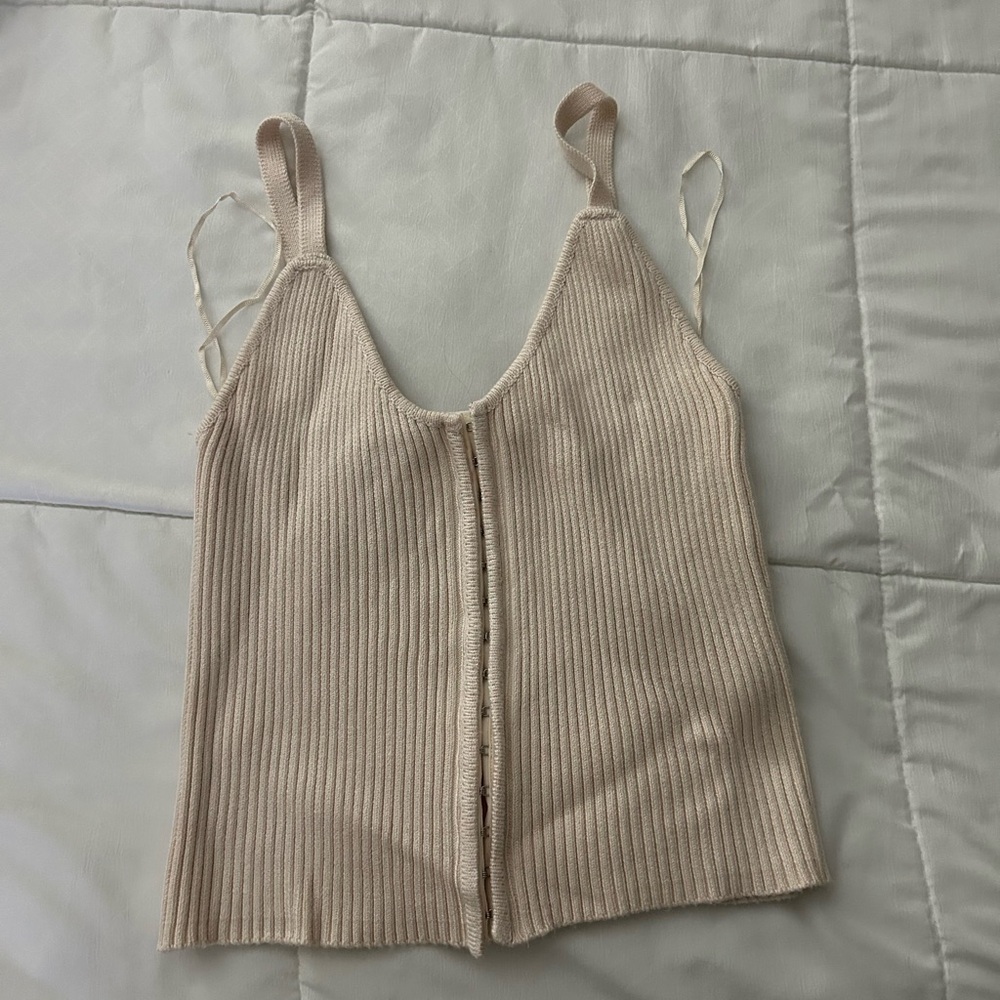 Zara ribbed tank